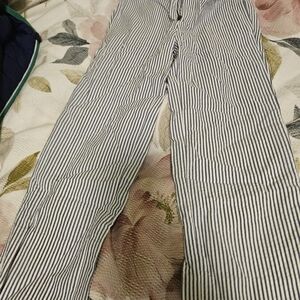 Brooks Brothers Navy and White Striped Pants